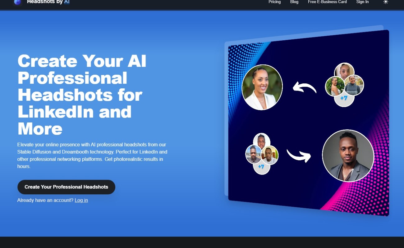 HeadshotsByAI Website